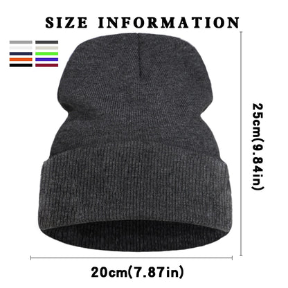 Demon Slayer Printing New Winter Hats For Women Warm Casual Man Japan Anime Knitted Hat Soft Fashion Men Autumn Beanie