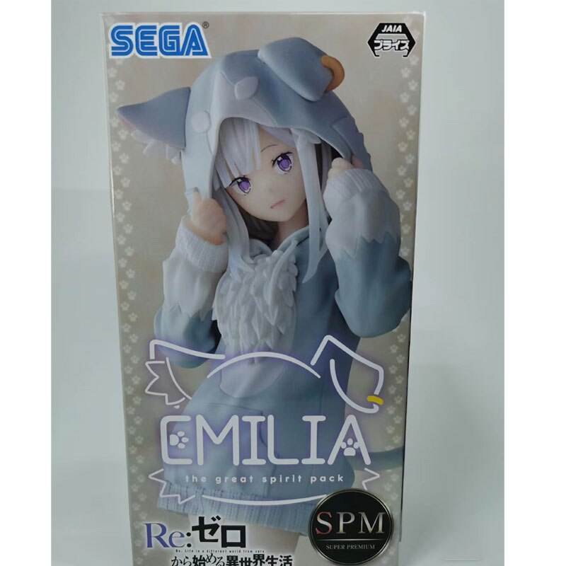 In Stock Original Sega Figure Re: Zero Starting Life in Another World From Zero Echidna Parka Ver Action Figure Model Doll Toys