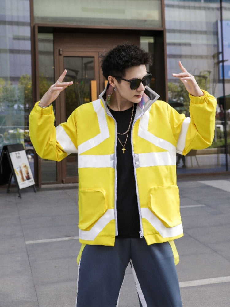 Anime CYBERPUNK EDGERUNNERS Cosplay David Martinez Cosplay Costumes Suit Yellow Coat Shirt Pants Halloween Party Dress For Man