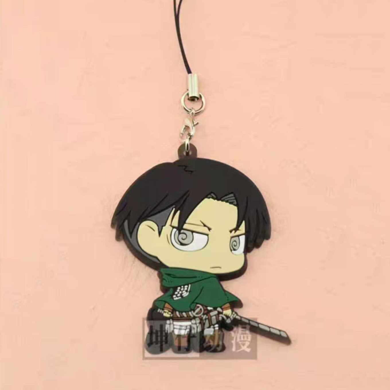 Action no Capsule Attack On Titan Mini Pendants Toys For Children Levi Armin Mikasa Eren The Giant Keyring Toys Collectible Gift