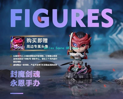 【In Stock】100% Original League of Legends The Unforgotten Yone S12 World League DRX Game Character Models Mediu