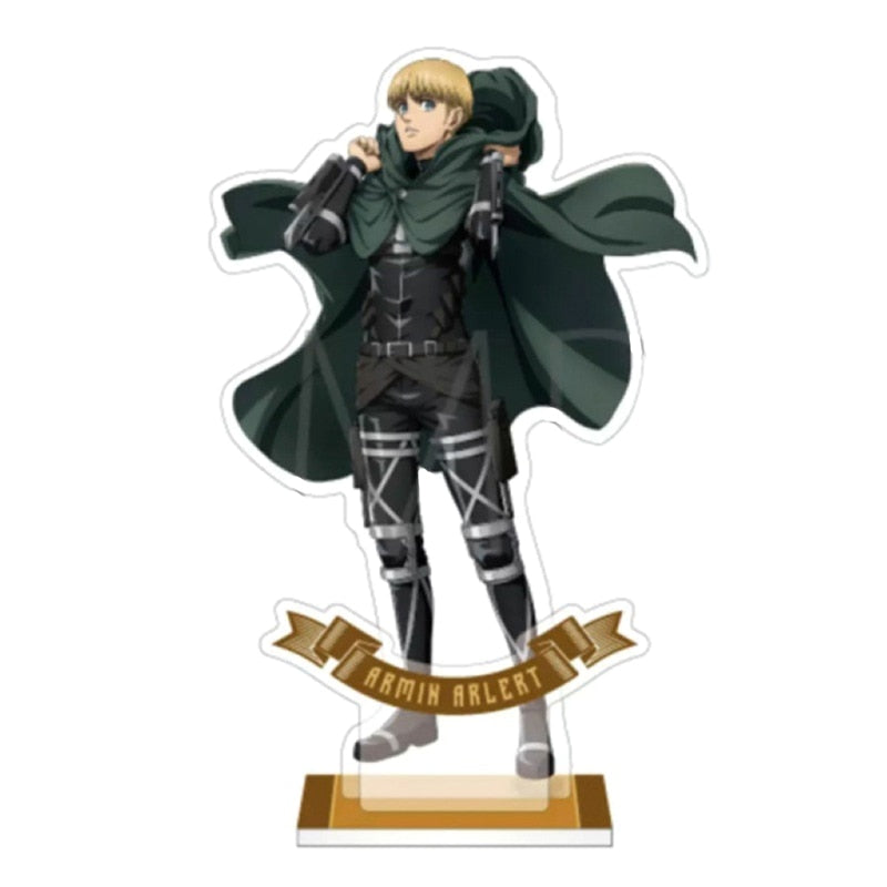 Anime Attack on Titan Shingeki no Kyojin Eren Jaeger The final season Acrylic Stand Figure Model Plate Holder Cake Topper