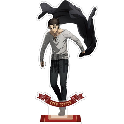 Anime Attack on Titan Shingeki no Kyojin Eren Jaeger The final season Acrylic Stand Figure Model Plate Holder Cake Topper