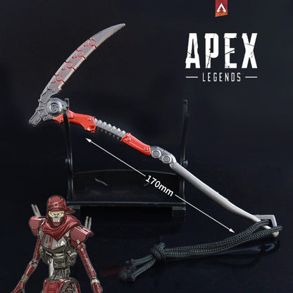 20pcs Apex Legends Heirloom Octane Game Keychain Weapon Butterfly Knife Biwon Blade Legacy Spear Kunai Raven Bite Model Kid Toys