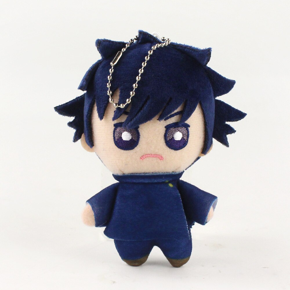 10cm Anime Jujutsu Kaisen Gojo Satoru Fushiguro Megumi Itadori Yuji Plush Soft Stuffed Toys Dolls Pendant Keychain Kids Gift