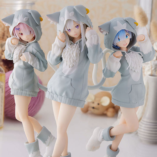 In Stock Original Sega Figure Re: Zero Starting Life in Another World From Zero Echidna Parka Ver Action Figure Model Doll Toys