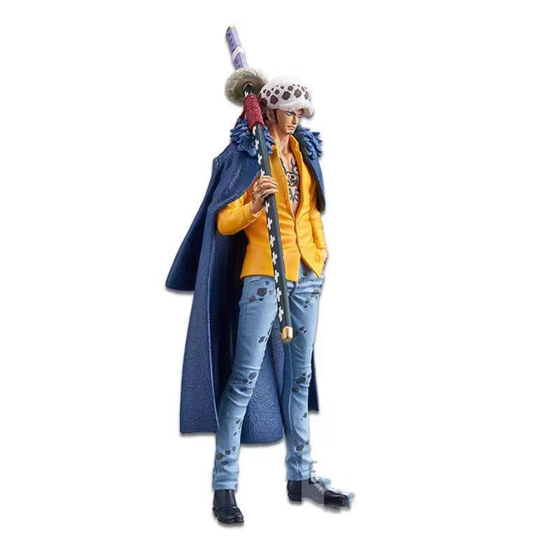 Japanese Anime Figure One Piece DXF Wano Country Trafalgar Law PVC Collection Model Dolls Toy For Gift 18cm