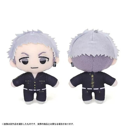 Genuine Movic Tokyo Revengers Mikey Sanzu 10cm Plush Pendant Toys Sano Hanemiya Kazutora Sendou Atsushi Haitani Rindou Doll Gift