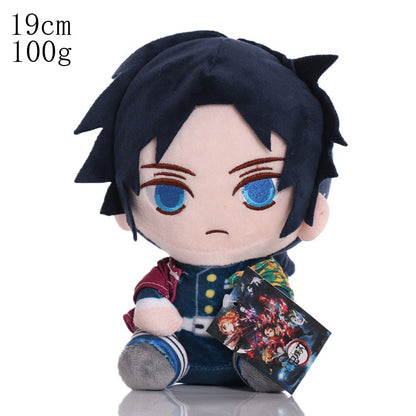 Devil&#39;s Blade Anime Plush Stuffed Toys Demon Slayer Cartoon Figure Manga Dolls Kimetsu Tanjirou Nezuko Kids Birthday Gifts Decor