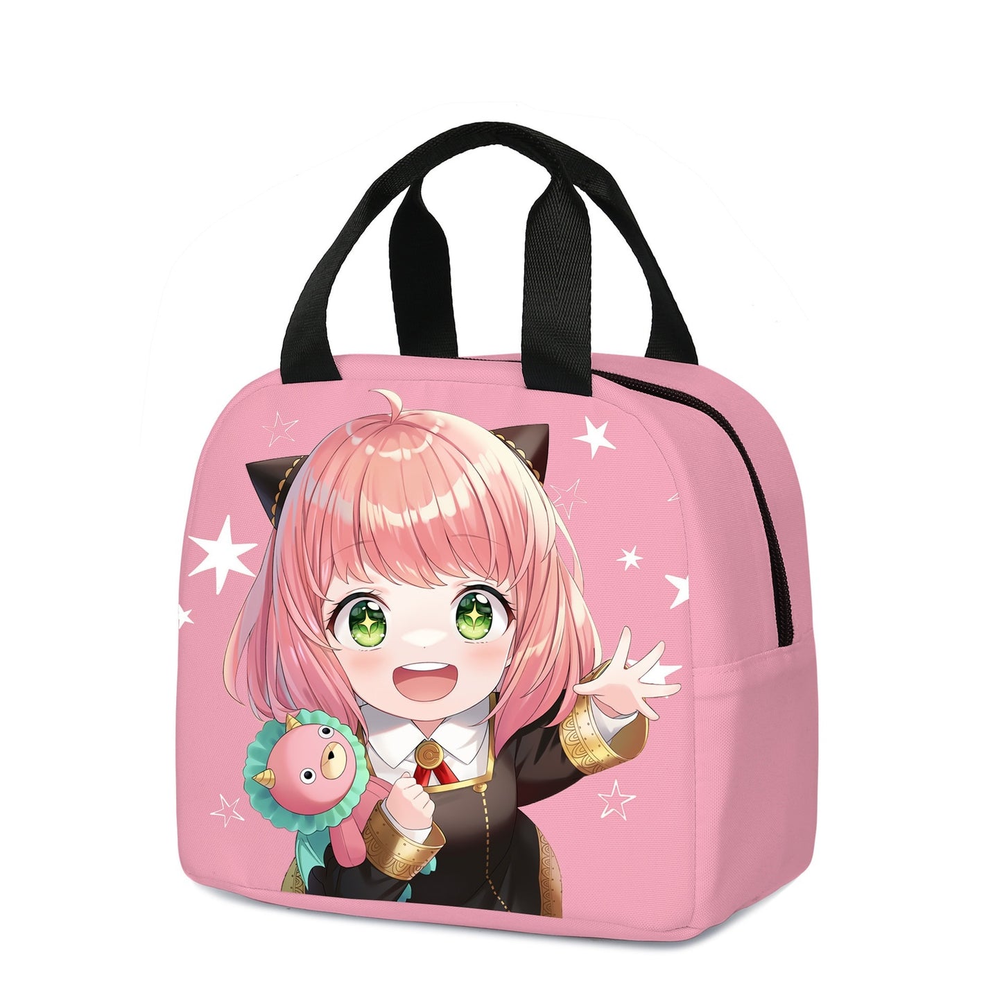 Spy X Family Anya Anime Insulated Polyester Lunch Bags Multifunction Cooler Thermal Food Women Men Travel Work Lunch Bags