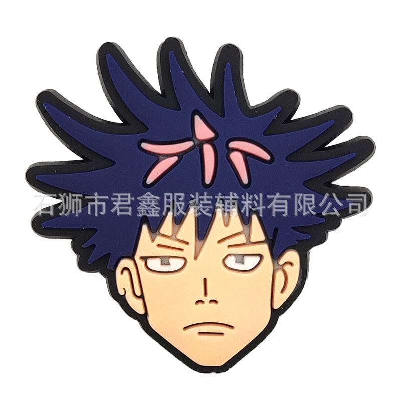 Jujutsu Kaisen Anime Removable Crocs Shoe Buckle Decoration Single Sale Wholesale Sneakers Accessories Decorations Boys Gifts