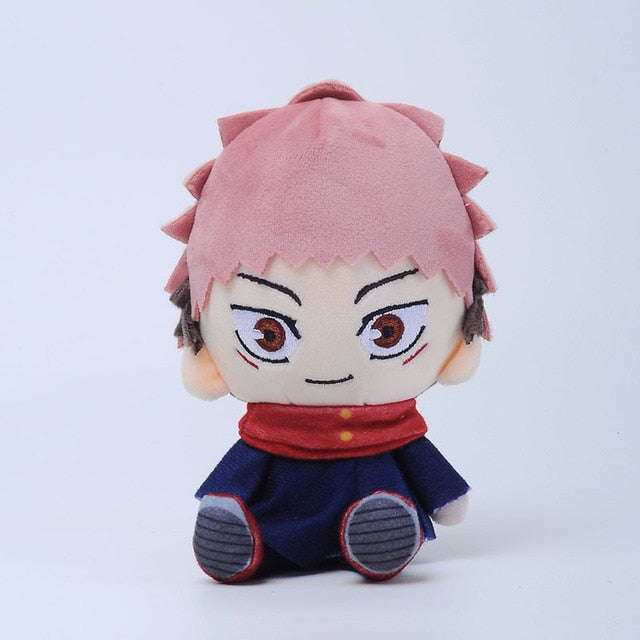 10cm Anime Jujutsu Kaisen Gojo Satoru Fushiguro Megumi Itadori Yuji Plush Soft Stuffed Toys Dolls Pendant Keychain Kids Gift