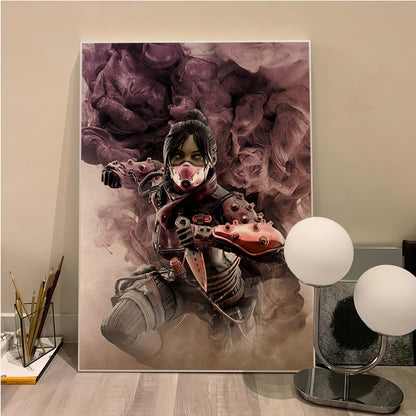 Apex Legends Game Anime Posters Kraft Paper Sticker DIY Room Bar Cafe Nordic Home Decor