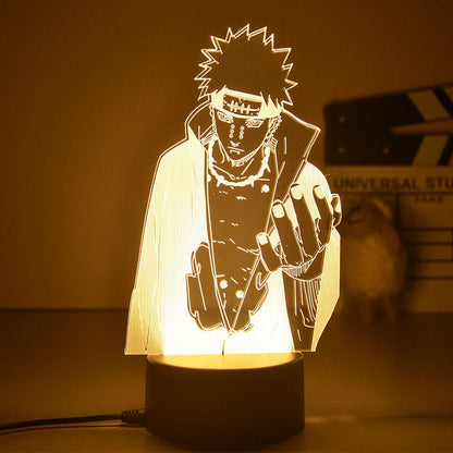 Anime Naruto Uzumaki LED Night Light  Kakashi Table lamp Toys Hatake Akatsuki Figures 3d Lamp Toys Birthday&amp;ChristmasGift