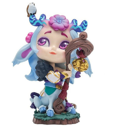 Original League Of Legends Spirit Blossom Lillia Cartoon Toys Game Garage Kit Movable Doll Anime Figure Model Christmas Gift