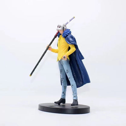 Japanese Anime Figure One Piece DXF Wano Country Trafalgar Law PVC Collection Model Dolls Toy For Gift 18cm