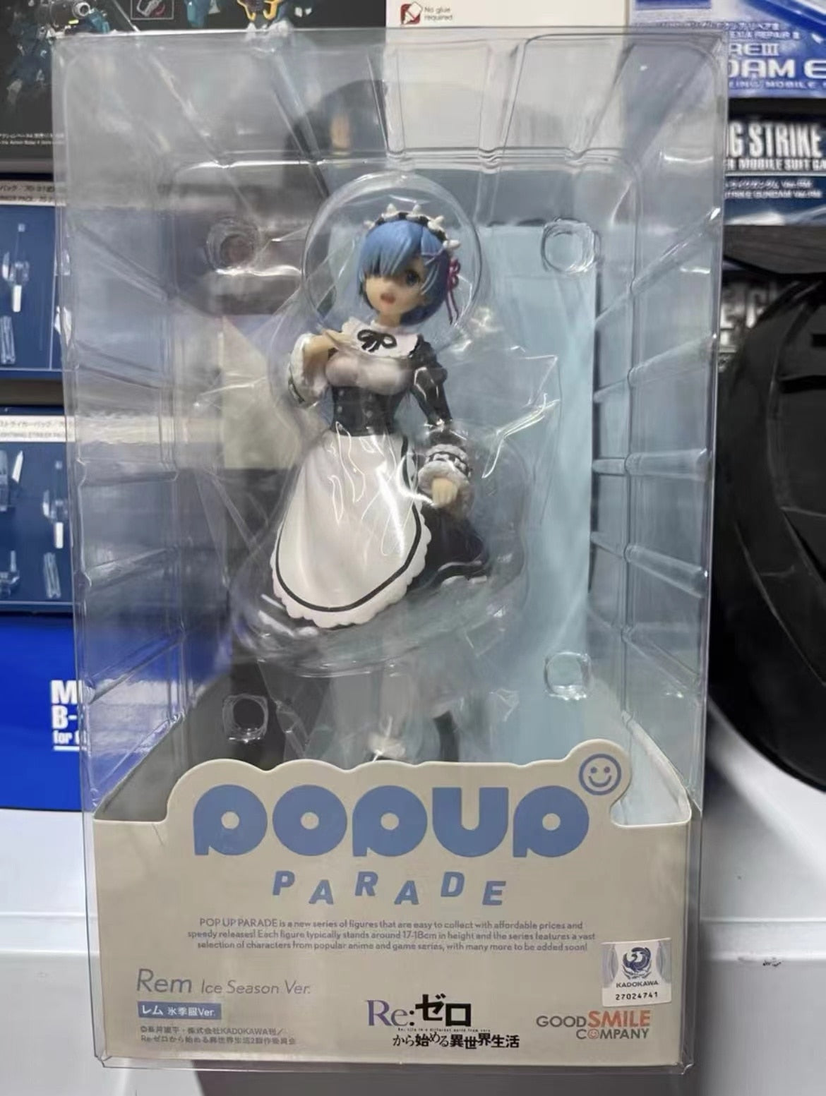 100% Original:GSC Pop Up Parade Re: Zero in a different world from zero Rem Ram 21cm 1/7 PVC Action Figure Anime Toys