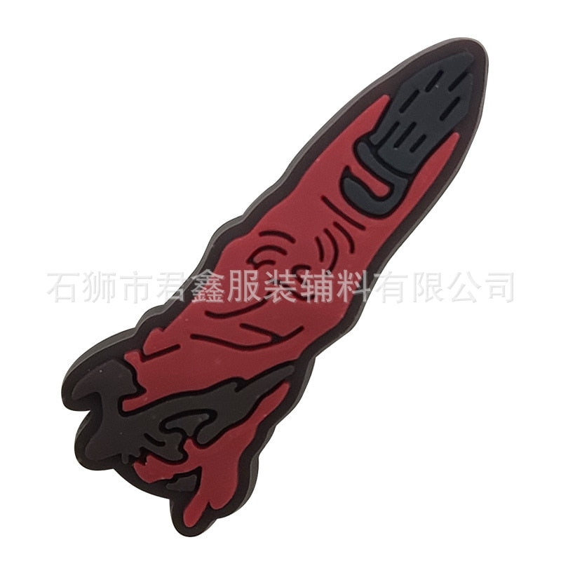 Jujutsu Kaisen Anime Removable Crocs Shoe Buckle Decoration Single Sale Wholesale Sneakers Accessories Decorations Boys Gifts