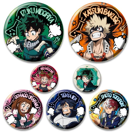 Fashion Jewelry Accessories Anime My Hero Academia Brooch Enamel Pin Cartoon Cosplay Badge for Clothes Backpack Decoration Gifts