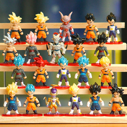 Dragon ball  Figure 5cm Anime Figure Blind Box Mystery Box  Figure Lucky Box Son Goku Vegeta Anime Gogeta Mini Cute Figure