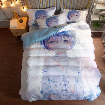 Bedding Sets Re: Zero In A Different World From Zero Rem Single Twin Queen Quilt Bed Cover Duvet Cover Pillow Case 2-3 Pieces Set