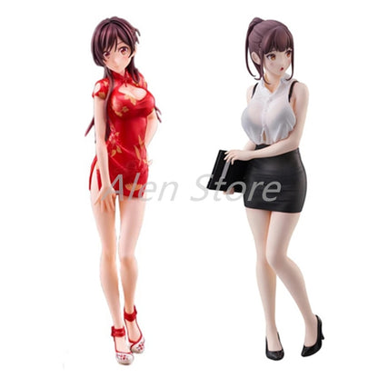 Rent A Girlfriend Sexy Anime Figure Chizuru Mizuhara Class Teacher Action Figure Chizuru Ichinose Figure Adult Model Doll Toy