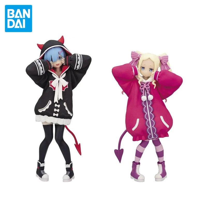 In Stock Bandai Original Ichiban KUJI Re: Zero In A Different World From Zero B Reward Rem C Reward Beatrice Action Figure Model