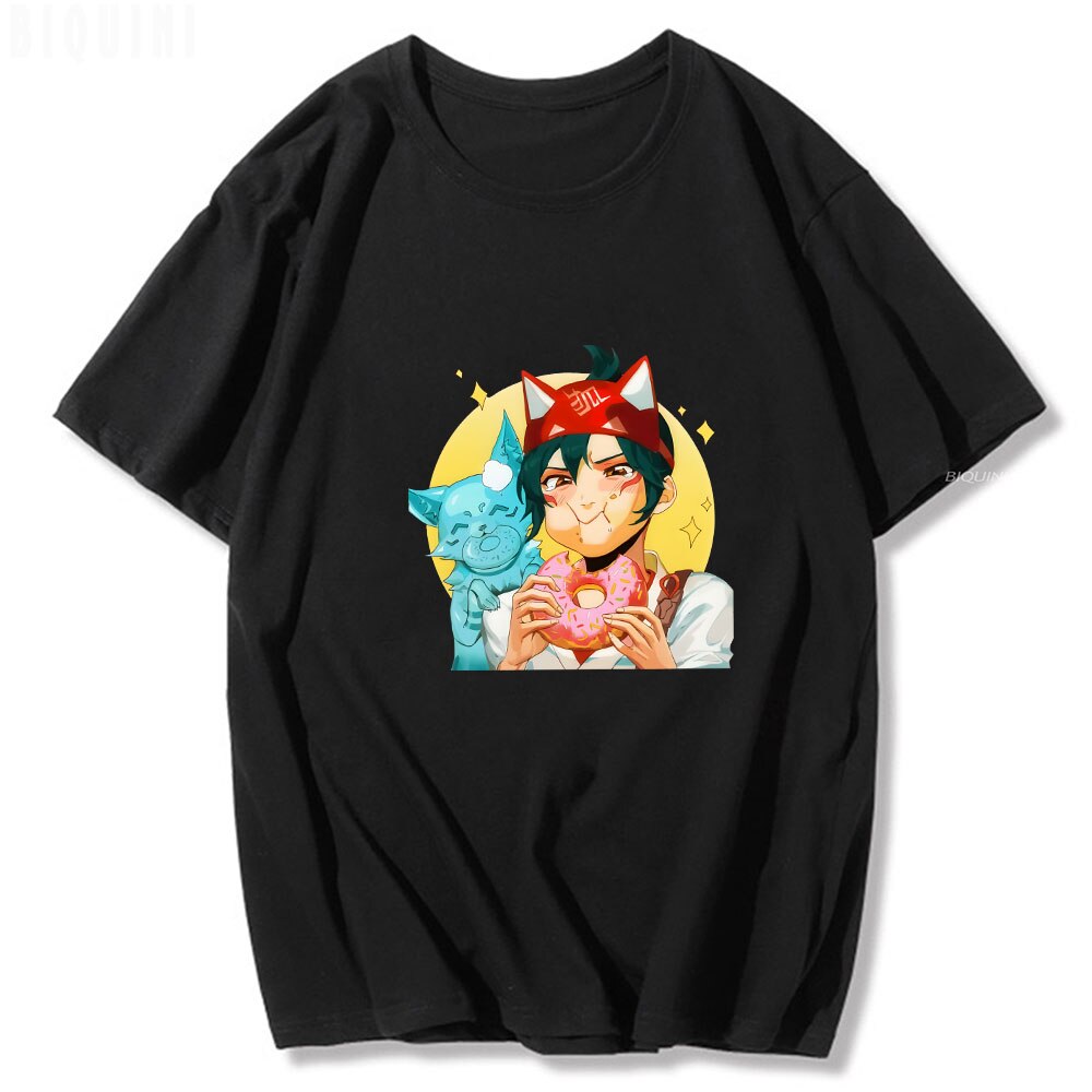 Overwatch 2 Anime T Shirt Men Women Round Neck Casual Oversized Graphic Tees Short Sleeve Tops Clothing Graphic Kawaii T-Shirt