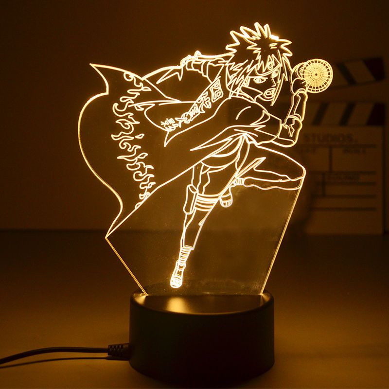 Anime Naruto Uzumaki LED Night Light  Kakashi Table lamp Toys Hatake Akatsuki Figures 3d Lamp Toys Birthday&amp;ChristmasGift