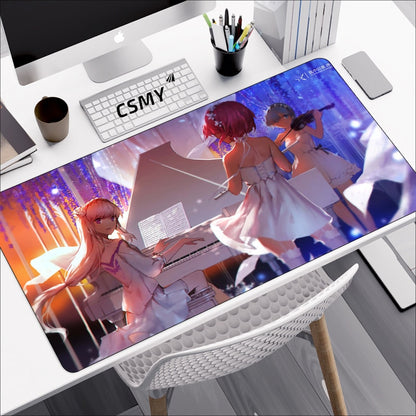 Anime Mouse Pad Gamer Re: Zero Rem Pc Gaming Accessories Rubber Mat Deskmat Mousepad Mats Keyboard Cabinet Mause Laptops Pads Xxl