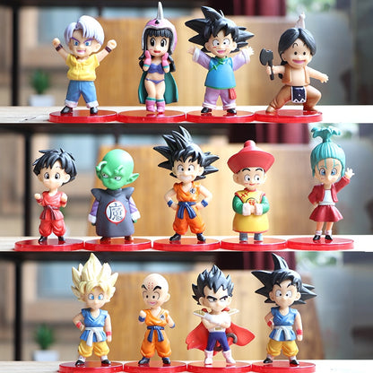 Dragon ball  Figure 5cm Anime Figure Blind Box Mystery Box  Figure Lucky Box Son Goku Vegeta Anime Gogeta Mini Cute Figure