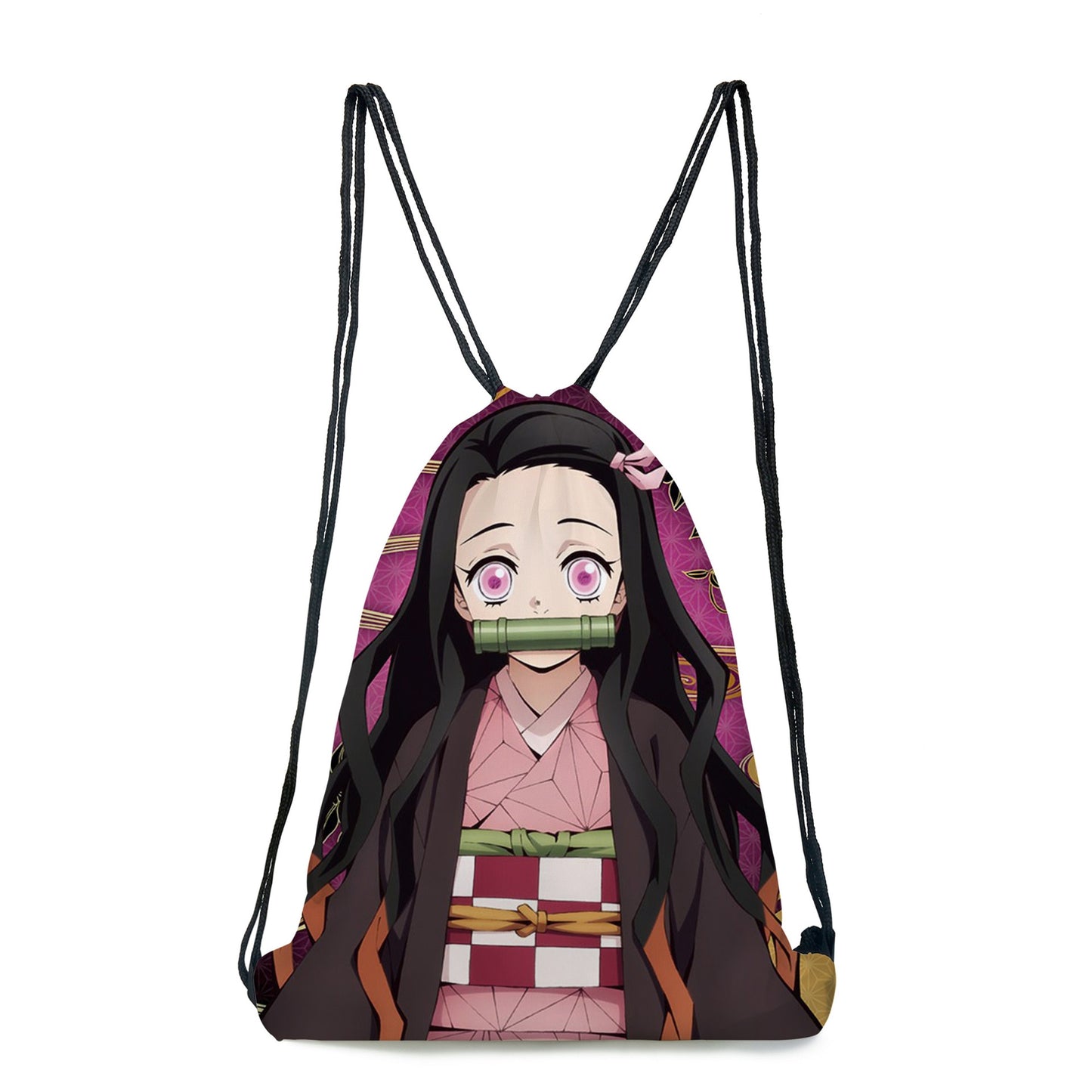 Japan Anime Kimetsu No Yaiba Demon Slayer Kamado Tanjirou Agatsuma Zenitsu Tomioka Giyuu Bunchy pocket Bag