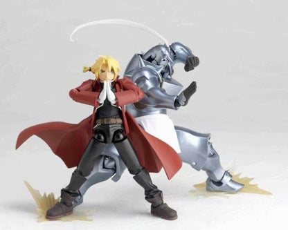 14CM Fullmetal Alchemist Edward Elric 116 Alphonse Elric 117 Figure Anime Figures Action Figurine Model Collection Cartoon Toys