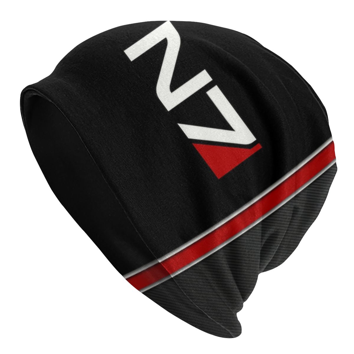 Video Game Mass Effect N7 Skullies Beanies Caps Men Women Unisex Hip Hop Winter Warm Knit Hat Alliance Military Bonnet Hats