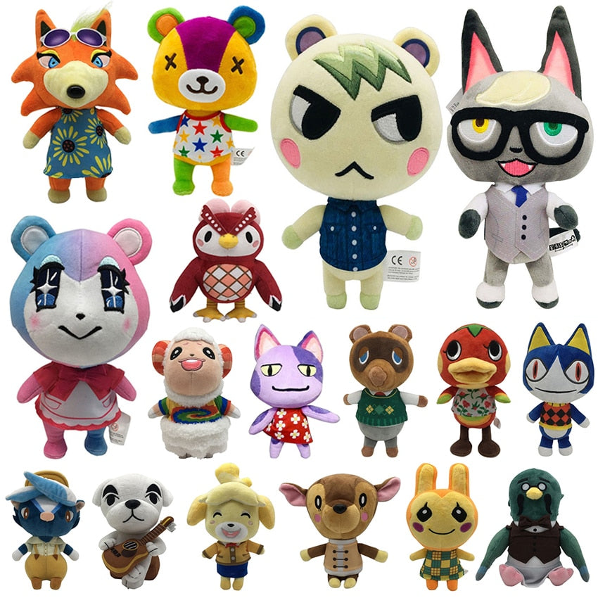 20cm Animal Crossing Plush Stuffed Anima Figures KK Tom Judy Isabelle Plush Cute Wolf Anime Plush Kids Party Gift