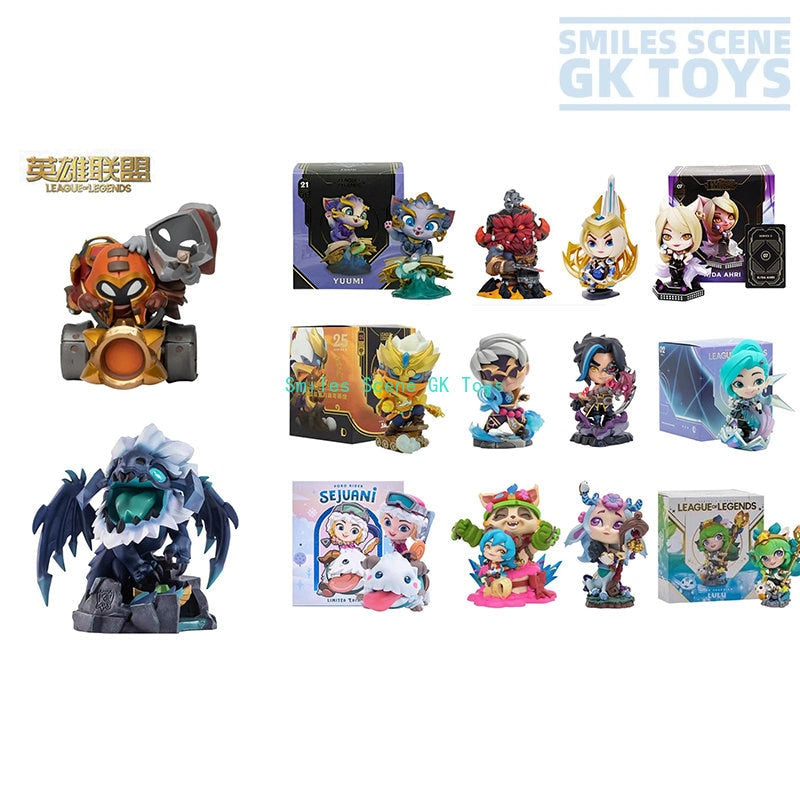 In Stock 100% Orginal All League of Legends Character Figures S12 Professional League Limited IG Teams Full Set ZOE K/DA LULU