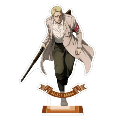 Anime Attack on Titan Shingeki no Kyojin Eren Jaeger The final season Acrylic Stand Figure Model Plate Holder Cake Topper