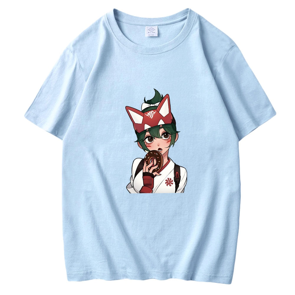 Anime Overwatch 2 T Shirts Manga T Shirt Graphic Kawaii Men/women T-Shirts Hip Hop Sweatshirt Summer T-shirt Cotton TShirt