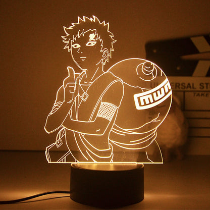 Anime Naruto Uzumaki LED Night Light  Kakashi Table lamp Toys Hatake Akatsuki Figures 3d Lamp Toys Birthday&amp;ChristmasGift