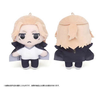 Genuine Movic Tokyo Revengers Mikey Sanzu 10cm Plush Pendant Toys Sano Hanemiya Kazutora Sendou Atsushi Haitani Rindou Doll Gift