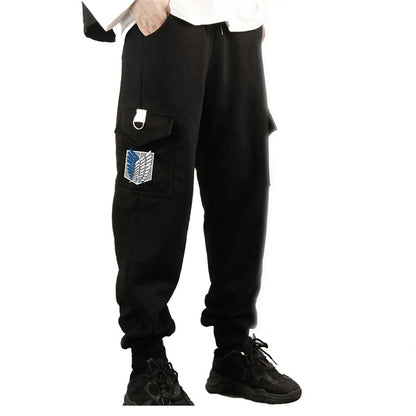 Anime Attack on Titan Sports Sweat Pants Shingeki No Kyojin Sweatpants Cosplay Costume Jogging Pants Men Women Trousers