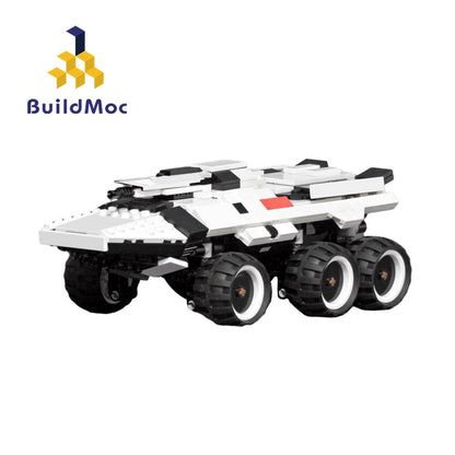 MOC Large Scale Mass Effect Normandy SR-2 Building Blocks Set Commander Starships Action Shooting Game Fighter Idea Model Bricks