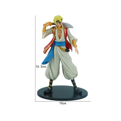 18cm One Piece Anime Figure Pirate Warriors Monkey D Luffy Roronoa Zoro Sanji Usopp Action Figures Collectible Model Toys