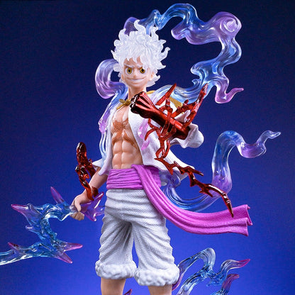 Anime One Piece Luffy GEAR 5 Figurine 21CM  Nika Sun God Action Figures Collectible Model Toys for Children Free Shipping Items