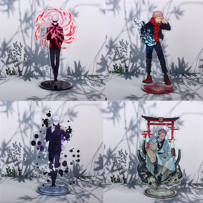 Anime Jujutsu Kaisen Acrylic Stand Figure Model Plate Desk Decor Yuji Itadori Kugisaki Nobara Keychain Cosplay Gift Jewelry