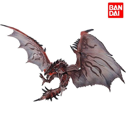 Original Bandai S.h.monsterarts Monster Hunter Rathalos Realistic Detail Articulation Shm Action Figure Doll Model Children Toy