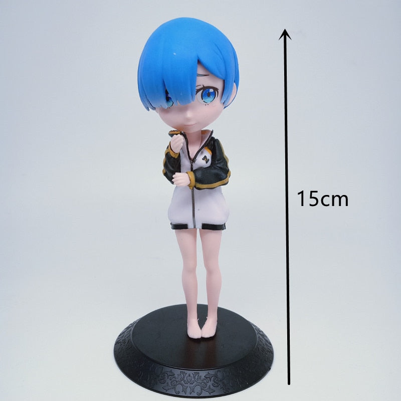 Anime Re: Zero In A Different World From Zero Rem Ram yellow skirt Figure cute Emilia PVC Action Figure Collection Model Toys