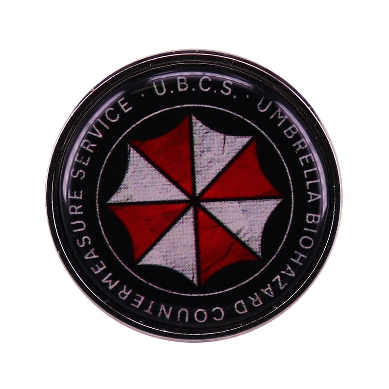 Biohazard Countermeasure Service Evil Resident Enamel Pin Custom Brooch Lapel Badges Fashion Accessories Jewelry Gifts Wholesale