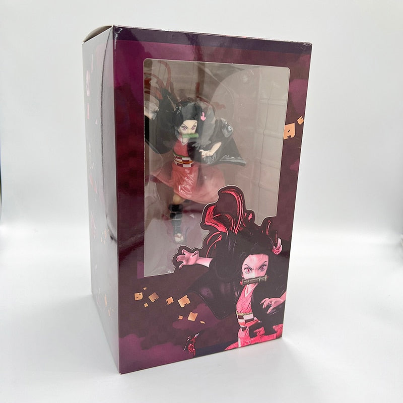 24cm Demon Slayer Anime Figure Figuarts ZERO Nezuko Kamado Action Figure Demon Blood Art Kimetsu no Yaiba Figure Model Doll Toys