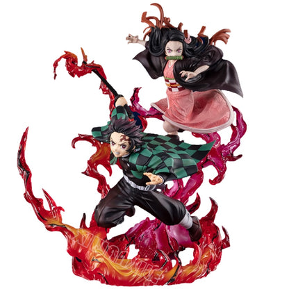 24cm Demon Slayer Anime Figure Figuarts ZERO Nezuko Kamado Action Figure Demon Blood Art Kimetsu no Yaiba Figure Model Doll Toys